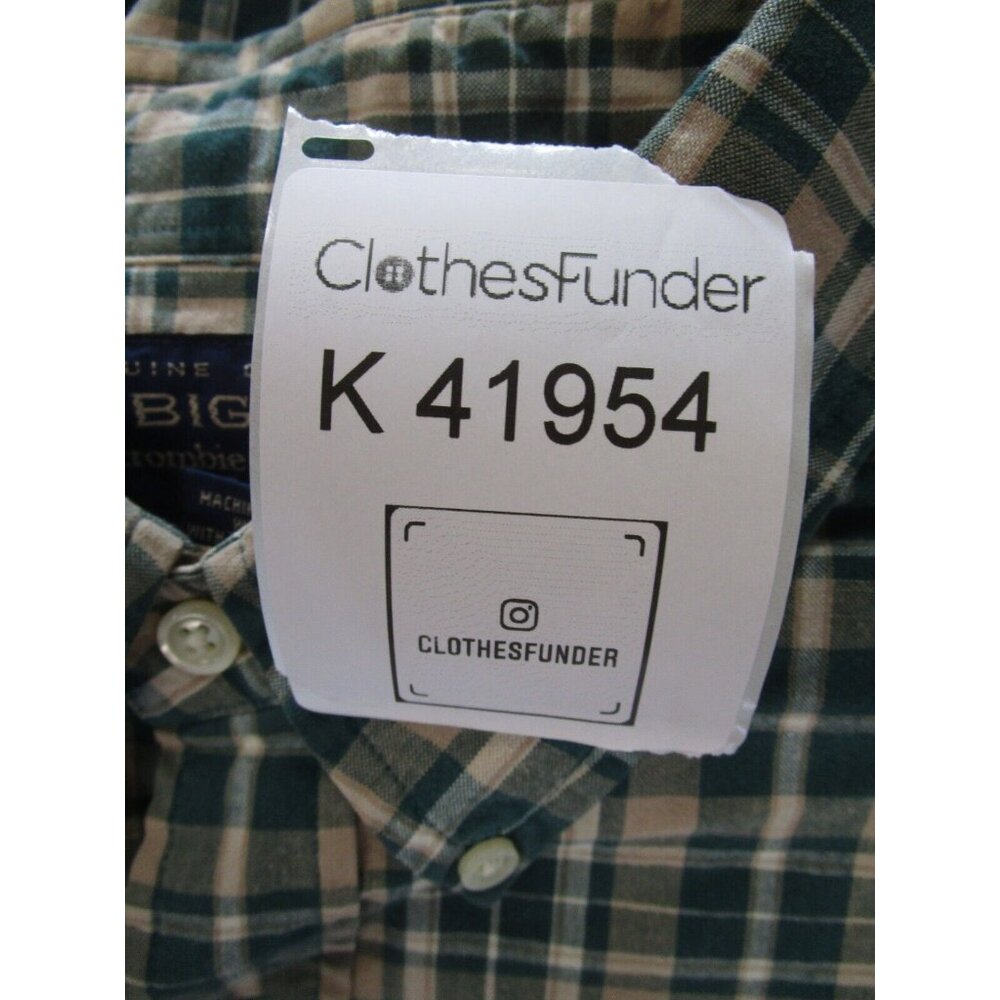 VINTAGE Abercrombie & Fitch Shirt Large Button Up Big Shirt Plaid 90s - Picture 10 of 10